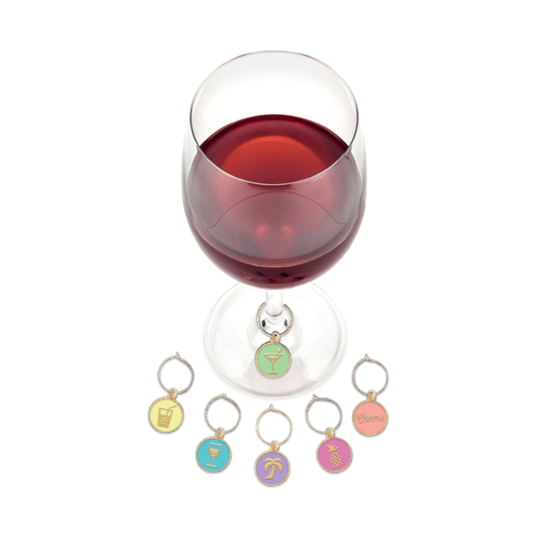 Wine Charms on Glass