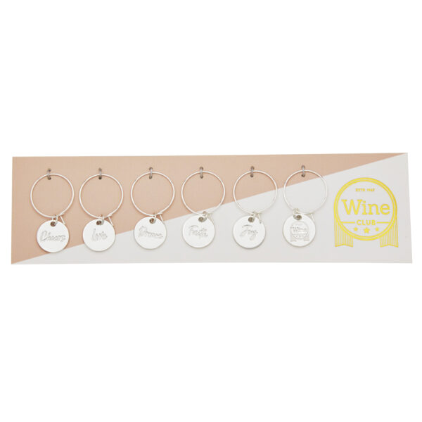 Wine Charm Set on Card