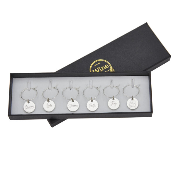 Wine Charm Set in Box
